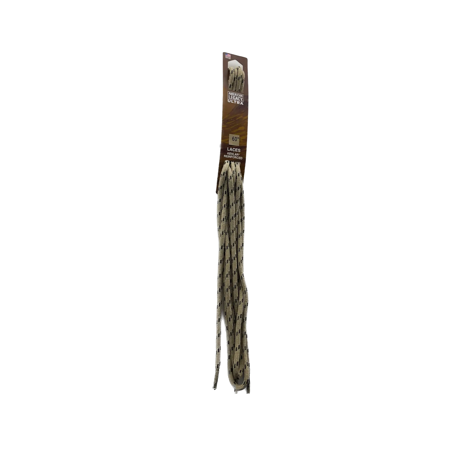 American Legacy ® Ultra Tactical Round Laces | Tan/Black
